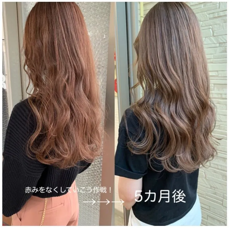 ブリーチなし!ダメージレスでベージュカラーに